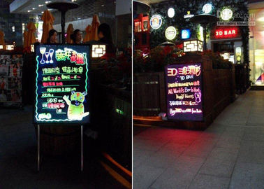 7 Color LED Writing Boards RGB Change Magic Sparkle For Outdoor / Indoor