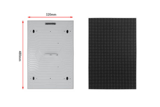 Pantalla LED desnuda del ojo 3D, exhibición llevada a todo color al aire libre P5.7