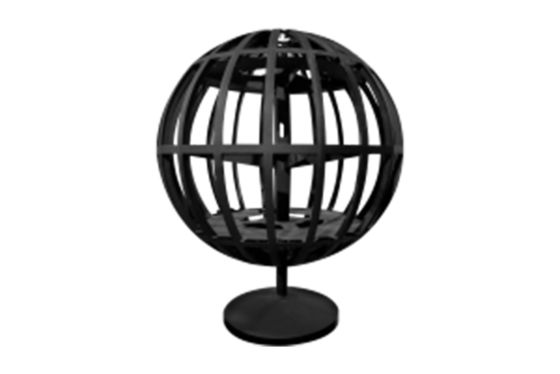 Exhibición interior flexible de P2 P2.5 LED, exhibición LED de la esfera de la cartelera