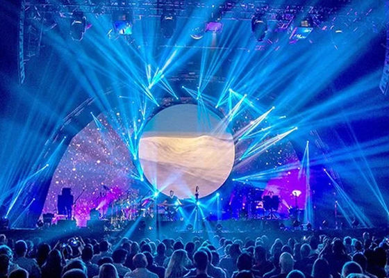 Exhibición llevada redonda de P1.875 P1.538 P2, exhibición llevada 750cd/m2 de la publicidad