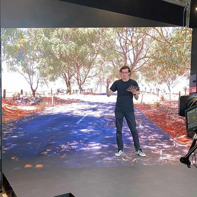 Cree la pantalla llevada comercial para requisitos particulares, exhibición llevada etapa de la película XR de la calle