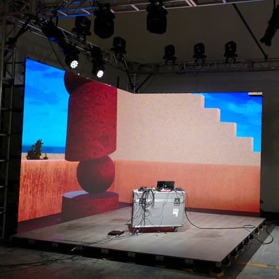 P1.57 P1.87 P2.5 Pantalla LED inmersiva Bajo brillo y alta tecnología gris