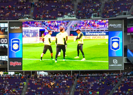 P4 al aire libre impermeable lleno P5 P6 P8 P10   pantalla de visualización llevada grande al aire libre con el gabinete de aluminio de fundición a presión a troquel