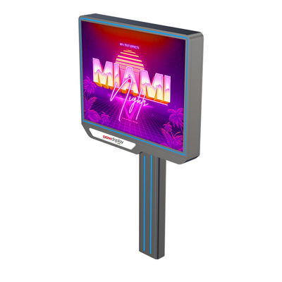 Display publicitario de 8000nits de IP65 impermeable personalizado, sistema 4G de cartelería exterior con HDMI