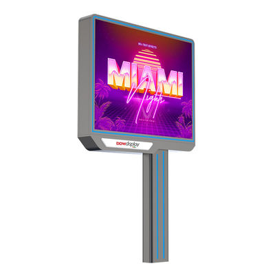 Display publicitario de 8000nits de IP65 impermeable personalizado, sistema 4G de cartelería exterior con HDMI