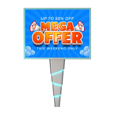 Fácil instalación 8000nits IP65 p6 placa de anuncios de exterior