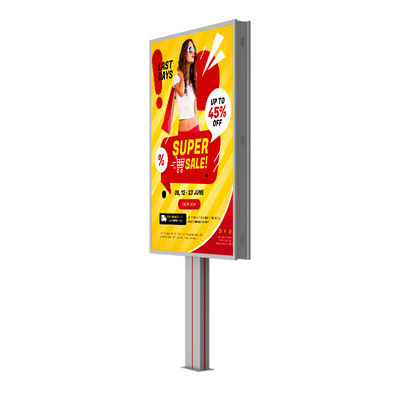 Diseño personalizado de alta gama p6 8000nits de acero impermeable IP65 cartel digital exterior LED para publicidad