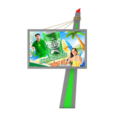 Pantalla de anuncios de alta luminosidad a prueba de agua 1920hz p6 de pantalla digital