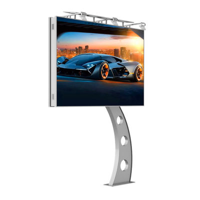 IP65 impermeable p6 8000nits de acero pantalla publicitaria digital de anuncios al aire libre
