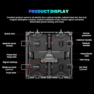 7680hz p1.56 p3.91 p2.6 p2.97 p2.604 p2.976 pantalla LED de alquiler de escenario de vídeo en la pared