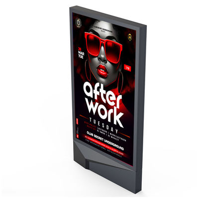 Diseño de gama alta P4 P5 P6 P8 P10 8000nits 3840hz IP65 impermeable en interiores y exteriores Mupi pantalla LED señalización digital