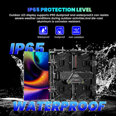 Color completo 7680hz impermeable 500x500 p1.56 p3.91 p2.6 p2.97 p2.604 p2.976 pantalla LED de alquiler de escenario de video de pared
