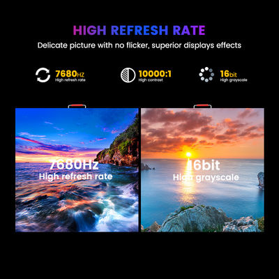 Pantallas LED de publicidad Pantallas LED de publicidad comercial P6.67 Pantallas LED al aire libre a todo color 8000cd/m2 960*960mm