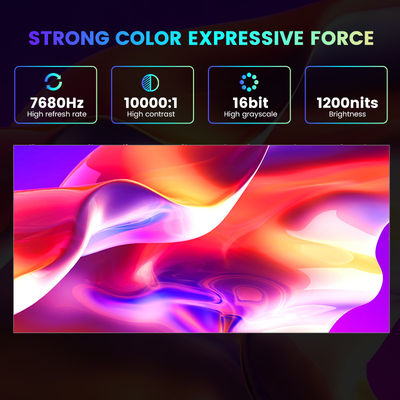 Pantalla LED fija para interiores 500x250/750x250/1000x250mm, gabinete de aluminio, 1200 nits Brillo, P1.56 P1.95 P2.5 P2.6 P2.9 P3.91 para pantallas comerciales