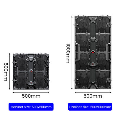 P3.91 Pantalla LED de alquiler de escenarios con frecuencia de cambio de fotograma de 50/60 Hz y brillo de 800 cd/m2