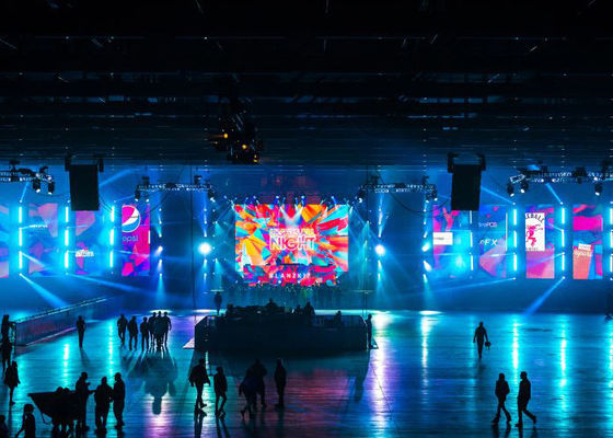 Pantalla a todo color del alquiler LED de la alta de la definición P4 pantalla LED de alquiler 3 In1 SMD de la etapa