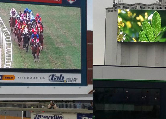 Pantalla al aire libre delantera inconsútil de la pantalla LED P10 RGB SMD LED del mantenimiento