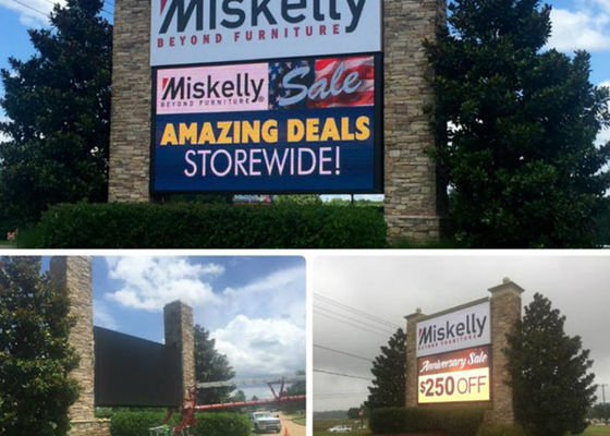 Pantalla LED a todo color al aire libre estática de la cartelera P20 de IP65 RGB LED para la escuela