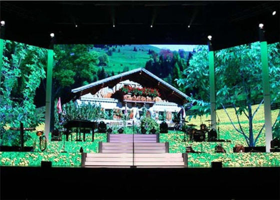 Tableros de publicidad llevados interiores de la pantalla de la etapa LED de SMD2121 P3.91 ahorros de energía