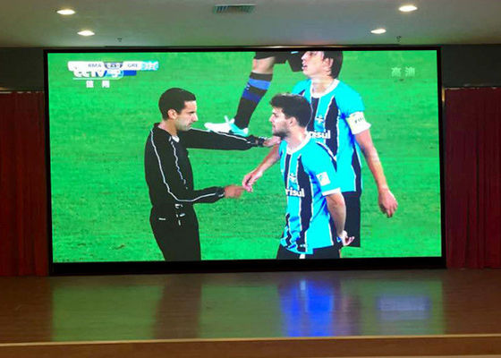 Ángulo de visión interior video de la pantalla LED 140° de la pared Hp4 del centro comercial HD LED