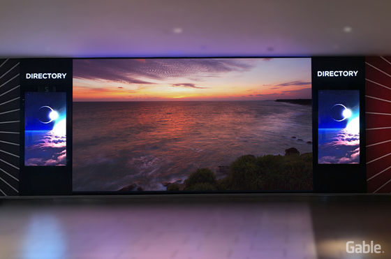 gabinete de acero llevado a todo color del hierro de la cartelera 290W/m2 de 5500cd/m2 P10