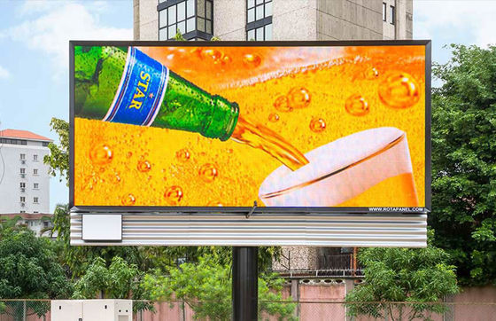 pantalla LED 10000dots/M2 de la publicidad al aire libre de 11000nits 80W