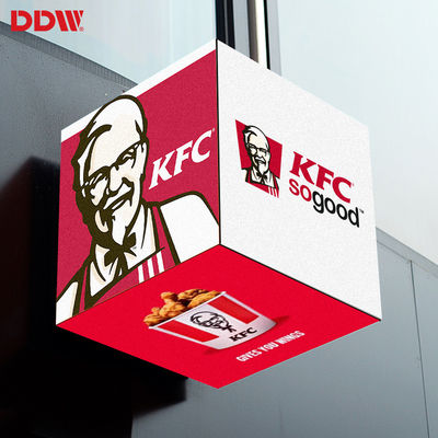 La publicidad impermeable al aire libre llevó la pantalla del cubo, exhibición llevada pixel del cubo P2.5