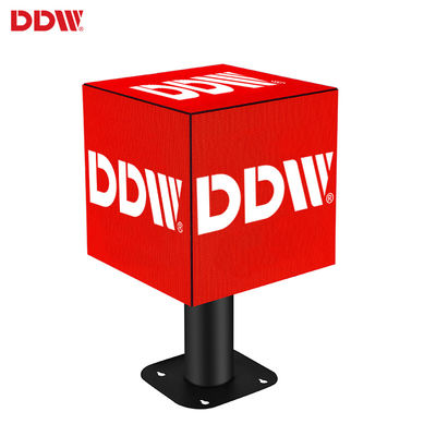 La aduana interior P2.5mm llevó el cubo mágico, pantalla de vídeo llevó la exhibición del cubo