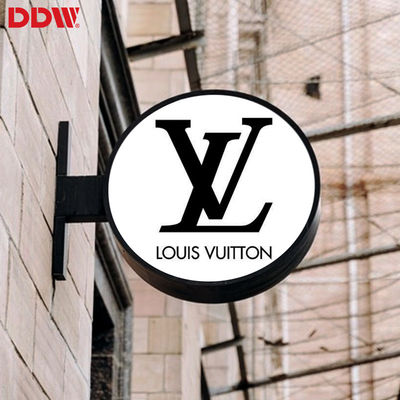 Muestra redonda al aire libre de P4.68 LED, exhibición llevada circular del logotipo