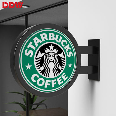 Muestra redonda al aire libre de P4.68 LED, exhibición llevada circular del logotipo