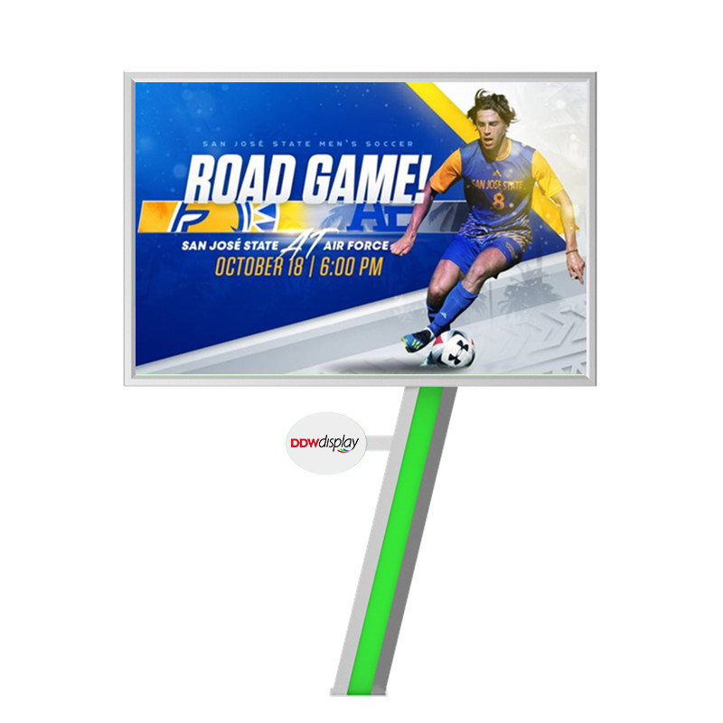 Fácil instalación 8000nits IP65 P6 cartel de acero LED precio carteleras LED de exhibición al aire libre